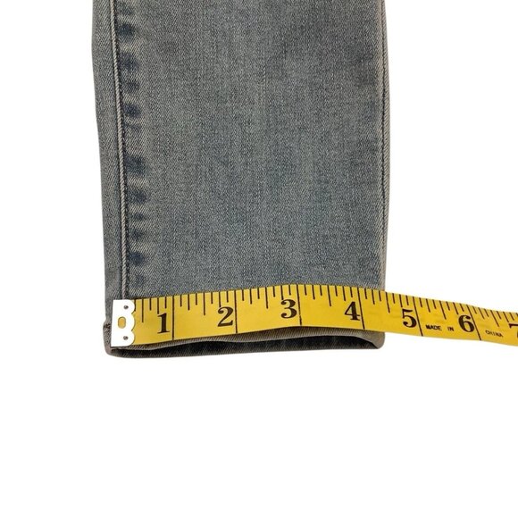 Express High Rise Skinny Stretch Jeans Womens Size 8S Blue Denim - Picture 8 of 10